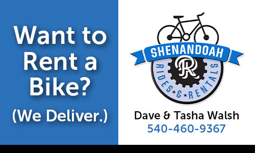 Want to rent a bike? Contact Shenandoah Rides and Rentals