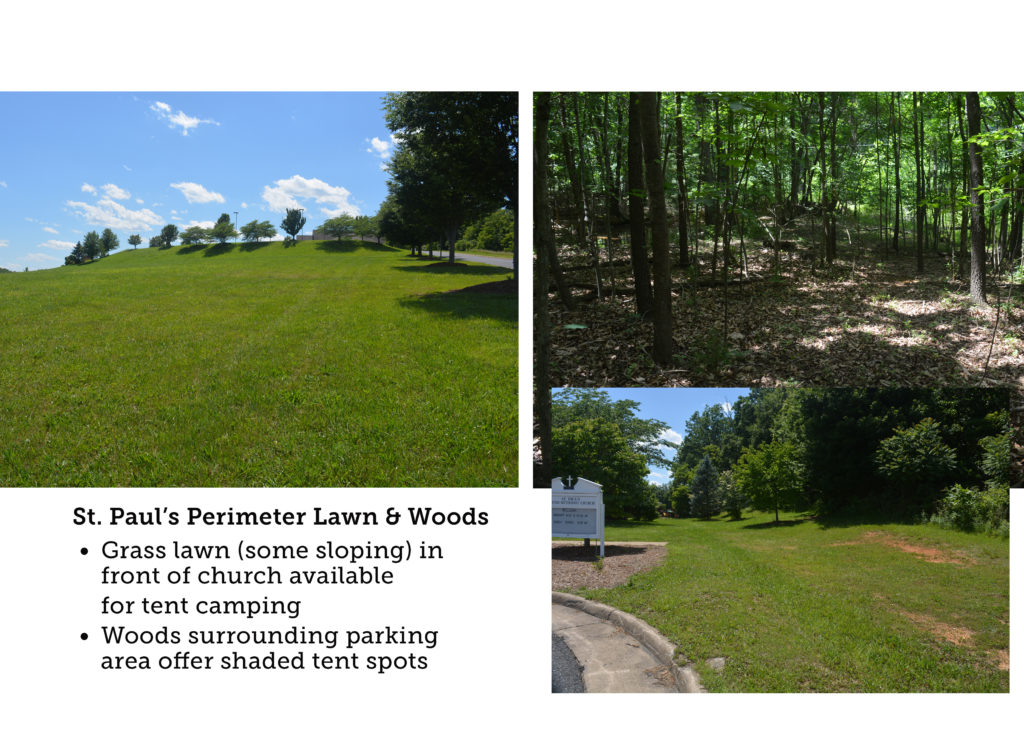 Camping at St. Paul's UMC