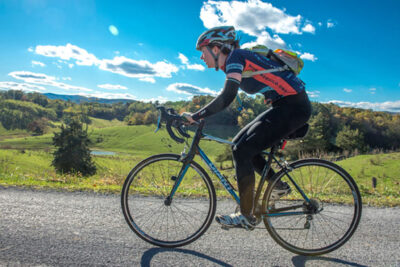 Shenandoah Fall Foliage Bike Festival metric century rider