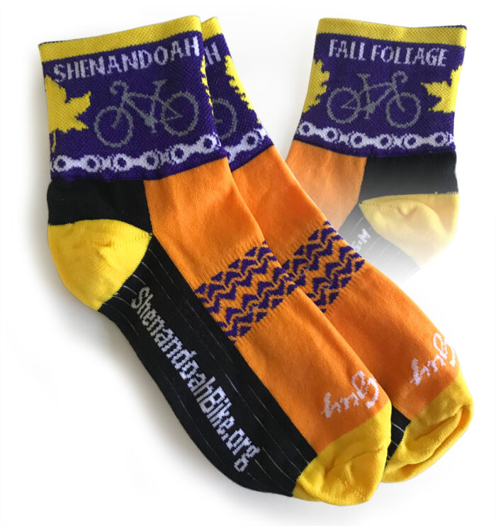 Fall Foliage Bike Socks