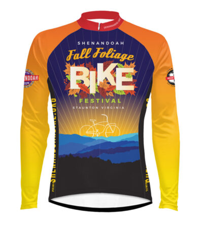 Fall Foliage Long-sleeve bike jersey