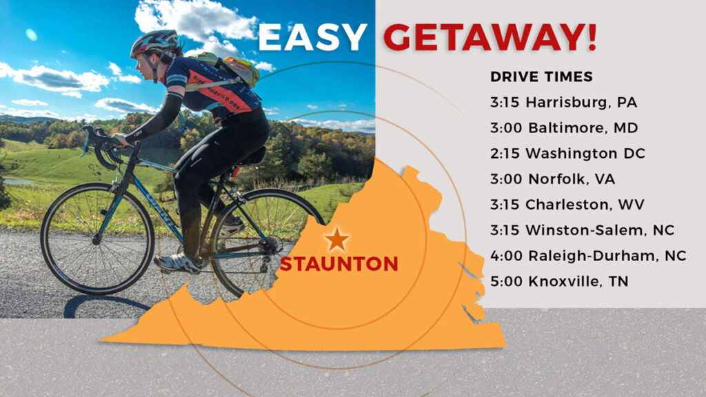 An "easy to get to" Mid-Atlantic bike festival